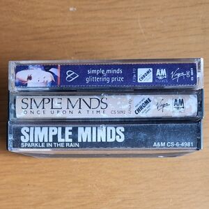 Simple Minds - 80s & 90s Tapes (Lot of 3) 